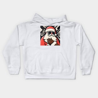 Funky Santa's Coming To Town Kids Hoodie